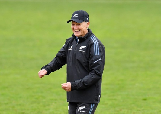 Assistant coach Joe Schmidt during New Zealand rugby squad training at Eden Park in Auckland. Photo / Photosport