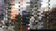 Teacher Sophie Hucker arrived home to find a pole had been cemented into her driveway.