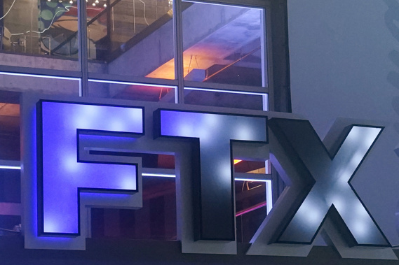 The FTX Arena name is still visible where the Miami Heat basketball team plays. Photo / AP
