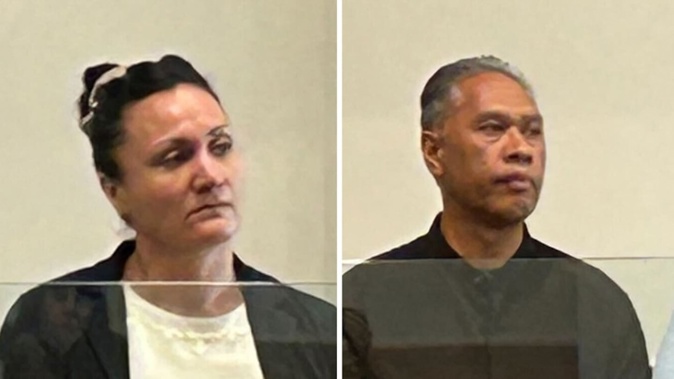 Denise Michelle Davis (left) and Quinntinn Davis were remanded back into custody until a new trial date is set. Photo / NZME