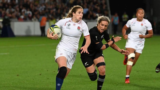 Abby Dow of England during the Rugby World Cup final at Eden Park. Photosport