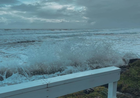 The waves and swells left sand and debris behind. Photo / Ahiparadise Photography