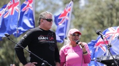 Destiny church leaders Brian and Hannah Tamaki. The anti-vaccine pair claimed $40,000 for their church in government grants for Covid-19 awareness. Photo / Sylvie Whinray