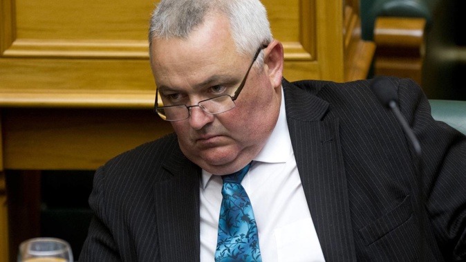 Richard Prosser during question time in Parliament in 2013. Photo / Mark MItchell
