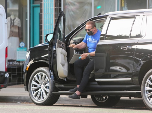 Habiba Muminova suffered injuries when Arnie's SUV hit her car while she was waiting at a red light to turn right on Sunset Boulevard in Los Angeles on Friday. (Photo / Getty Images)