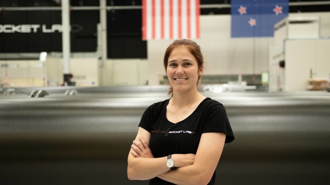 Rocket Lab project engineer Sarah Blyde is a founding member of Women in Space Aotearoa. Photo / Rocket Lab