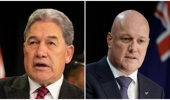 NZ First Leader Winston Peters and Prime Minister Christopher Luxon.