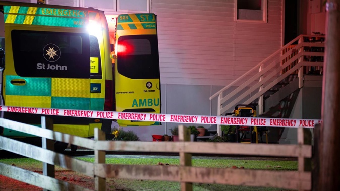 A man was rushed to hospital on Friday night with serious stab wounds after an incident at a New Lynn house. Photo / Hayden Woodward