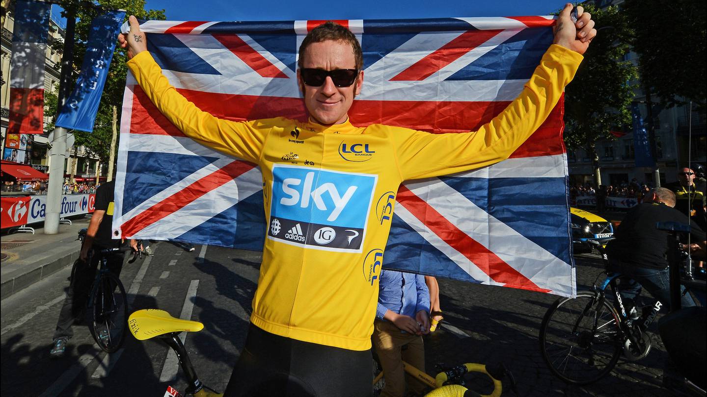 Bradley Wiggins during the 2012 Tour de France. Photosport