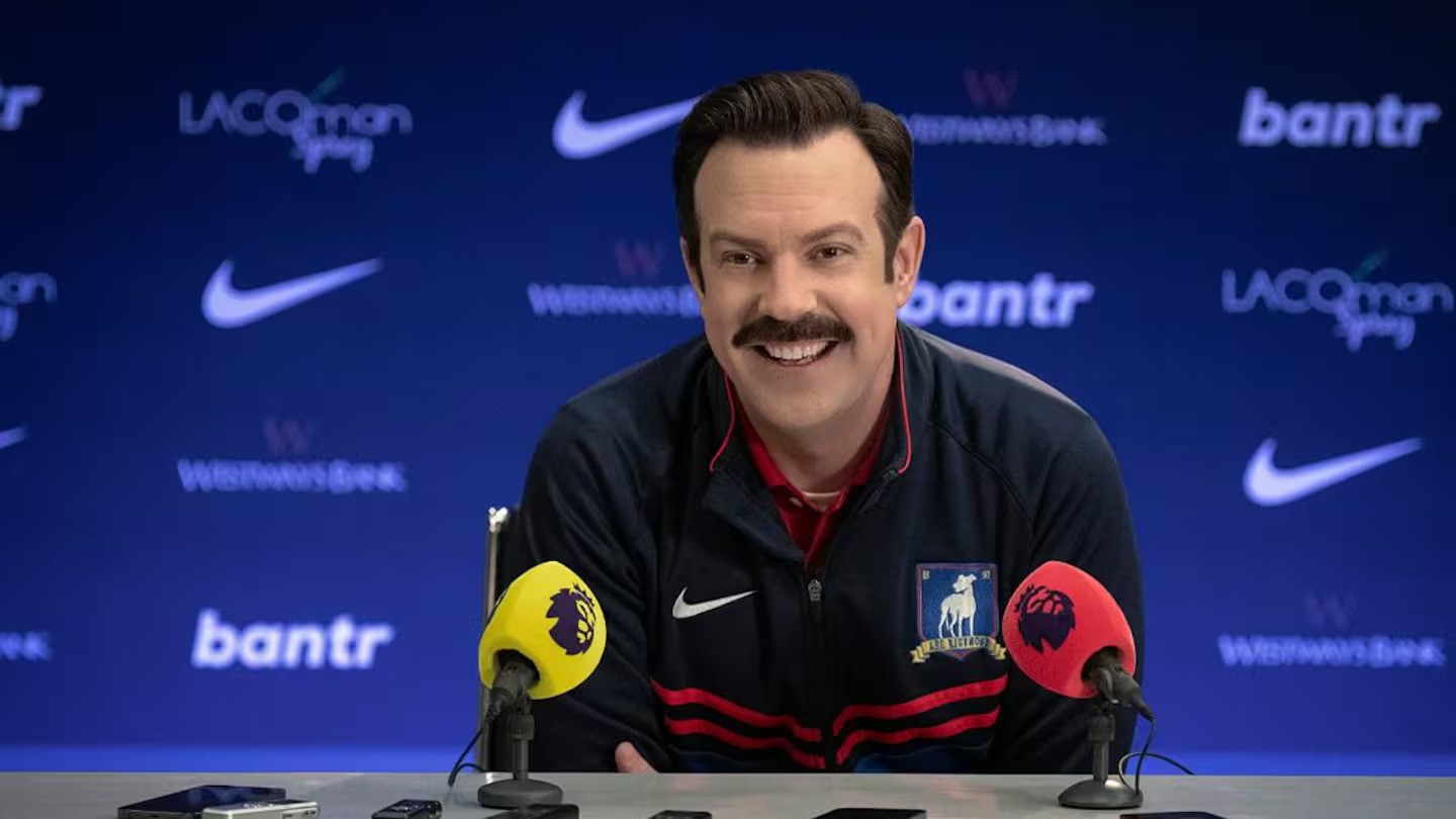 Jason Sudeikis in Ted Lasso. Photo / Supplied