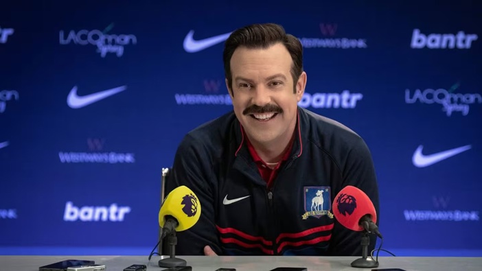 Jason Sudeikis in Ted Lasso. Photo / Supplied