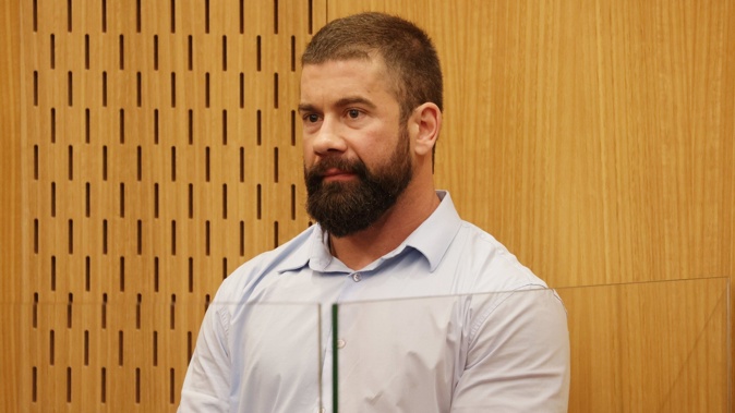 Michael John Topp on trial at the Christchurch High Court, May 1, 2024 charged with the murder of his daughter. Photo - Chris Skelton / Stuff