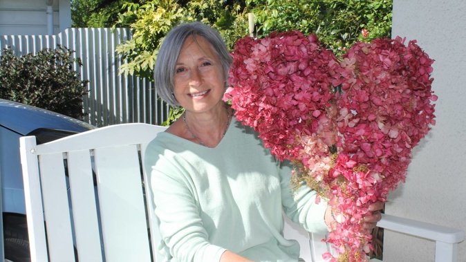 Juleen Ormond's piece in keeping with the romance theme. Photo / Leanne Warr