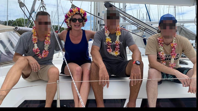 Katrina Hughes and three other Kiwis are on a 40ft yacht taking a 2200 nautical-mile trip from Tahiti to Opua. (Photo / Supplied)