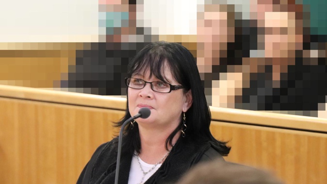 Tauranga woman Helen Fraser is on trial in the Tauranga District Court, charged with owning a dog causing injury. (Photo / Ethan Griffiths)