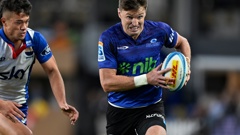Beauden Barrett. Blues v Moana Pasifika. Super Rugby Pacific. Eden Park, Saturday 12 April 2025. © Phioto: Andrew Cornaga / Photosport