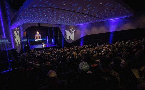 The National Party conference in Christchurch. (Photo / Thomas Coughlan)