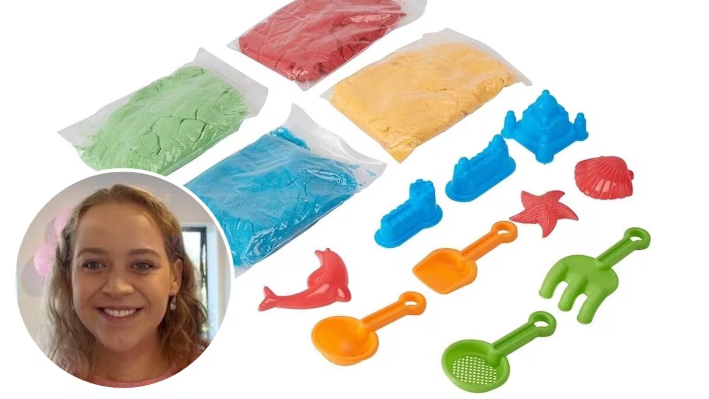 Tyra Ward's son 'adored' his magic sand. Photo / Supplied