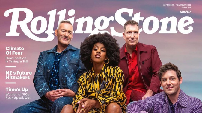 The Wiggles on the cover of AU/NZ Rolling Stone magazine for the first time. (Photo / Supplied)