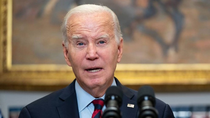 Joe Biden warned Israeli’s enemies that “this is not a moment for any party hostile to Israel to exploit these attacks to seek advantage. Photo / AP