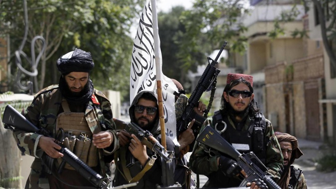 Taliban fighters in Kabul, Afghanistan. Photo / AP