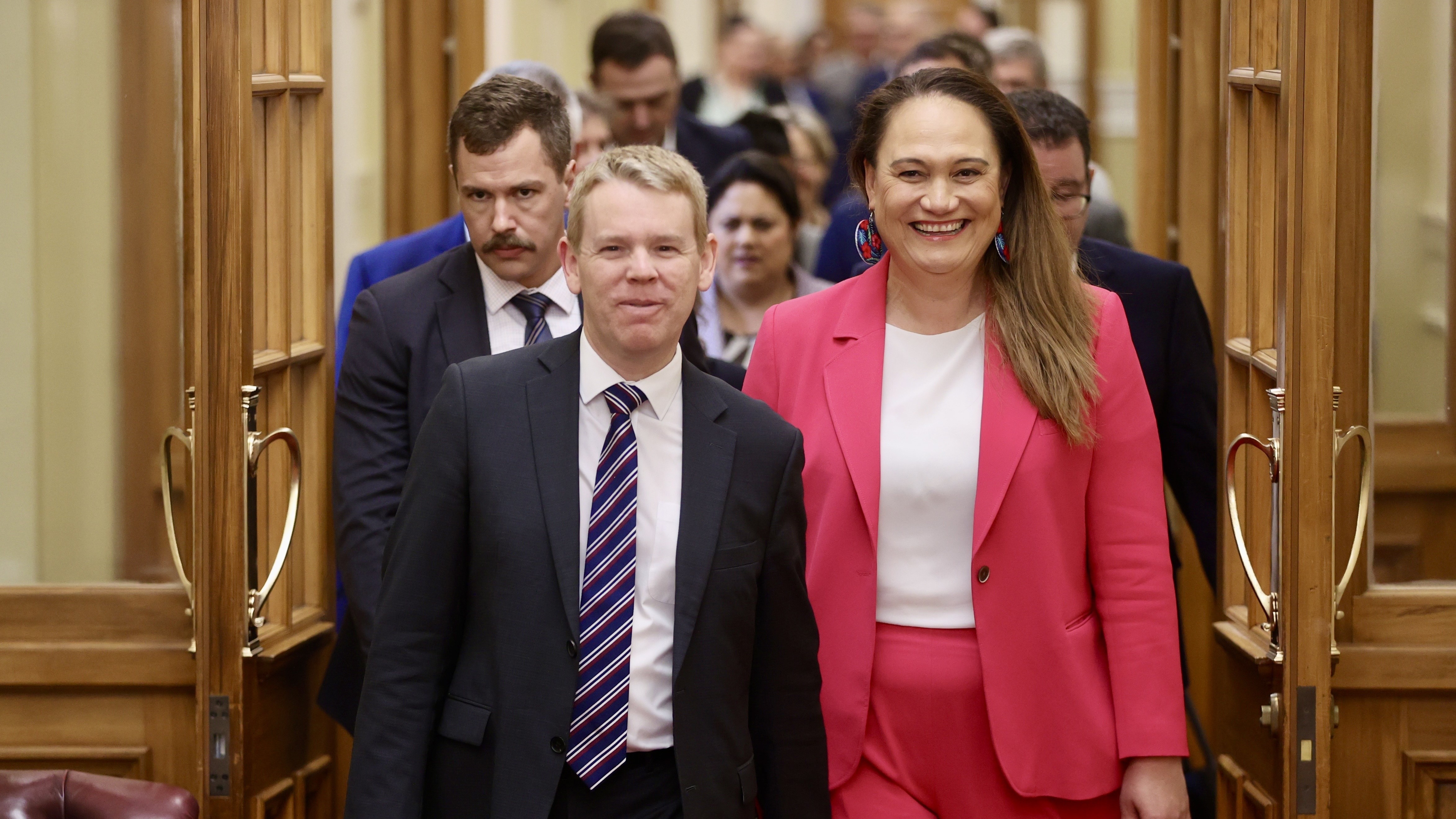 Hipkins to discuss his future with Labour; National, NZ First discussions continue