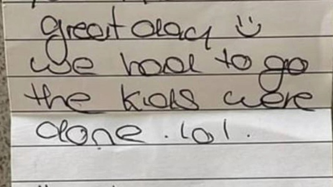 A furious wife dumped her husband on their one-year anniversary after finding a mysterious note left on their car. But not is all as it seems. (Photo / Facebook)