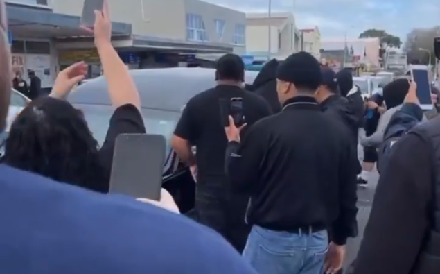 A snapshot from the video obtained by Newstalk ZB