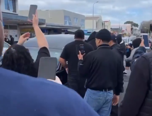 A snapshot from the video obtained by Newstalk ZB