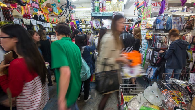 Look Sharp sells a range of costumes and other consumer goods. Photo / Nick Reed