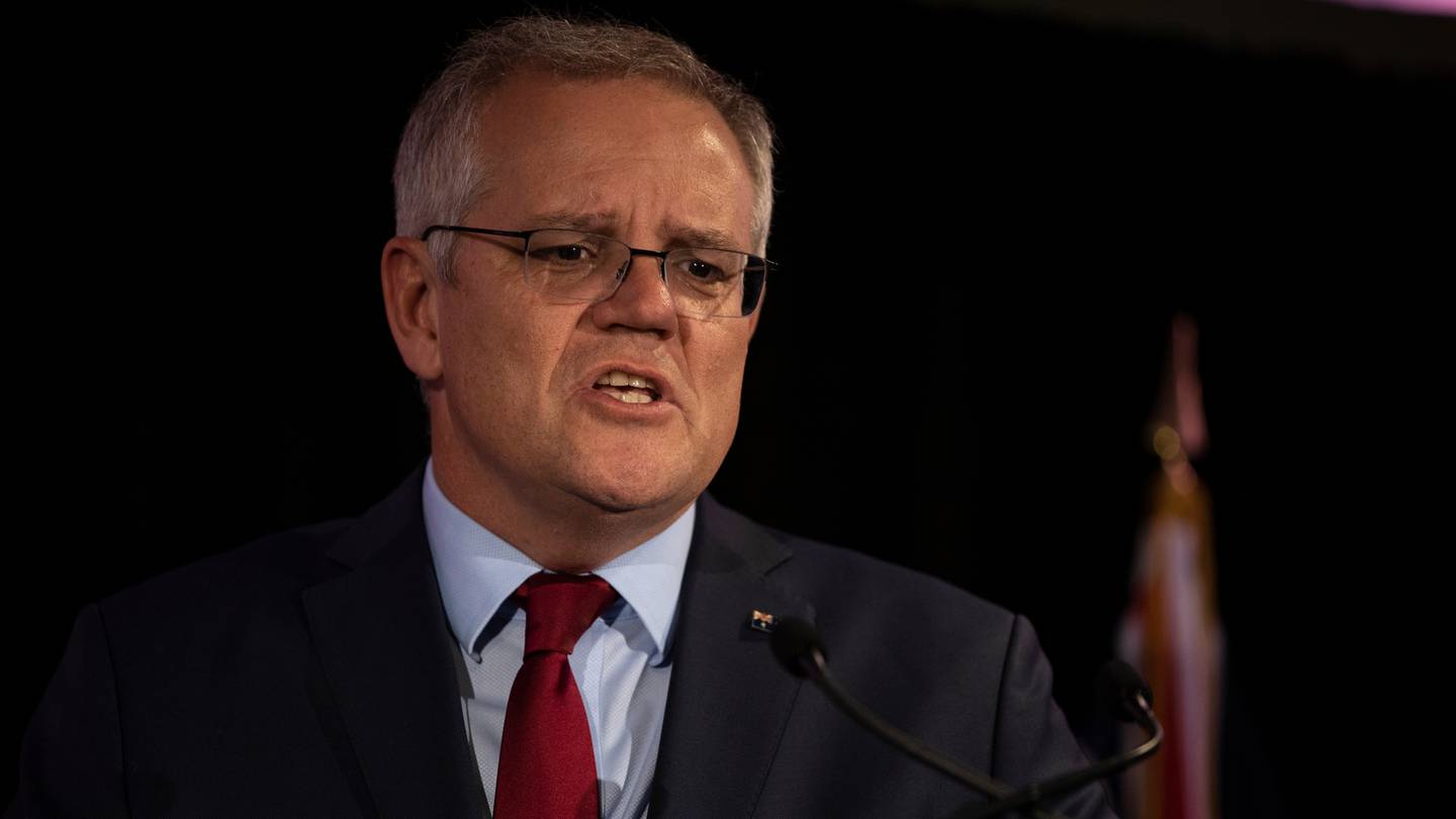 Former Australian Prime Minister Scott Morrison. Photo / George Heard