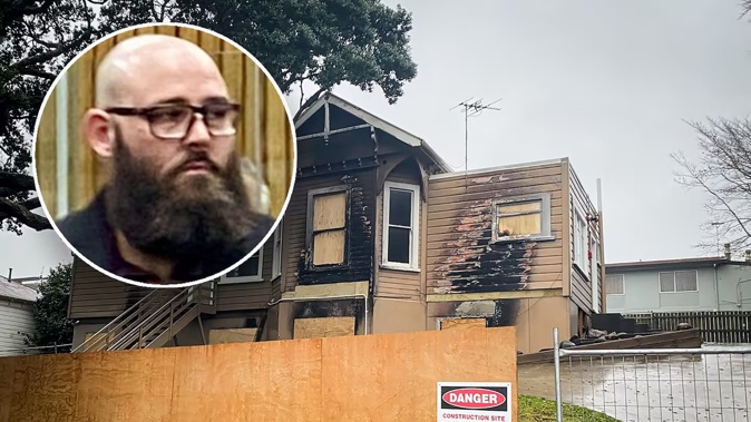 Emma Field's body was found after a fire ripped through her New Plymouth flat in 2022. Her partner Leigh Matthew Frederick Beer (inset) is on trial for her alleged murder and arson.