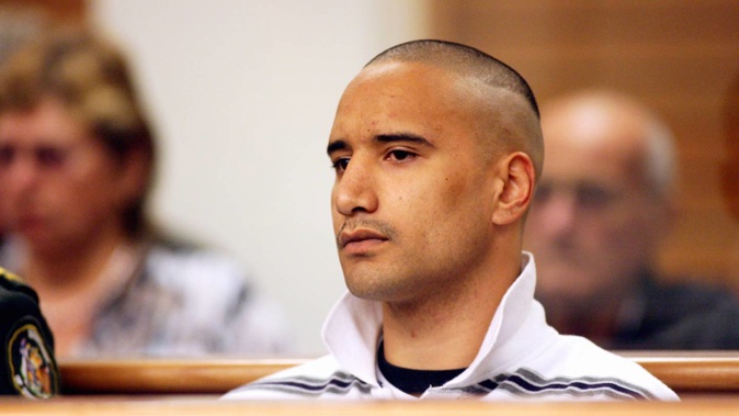 The Parole Board has suggested that Hulio Ataria, pictured during his sentencing for the murder of Mark McCutcheon, apologise to McCutcheon's family. (Photo / file)