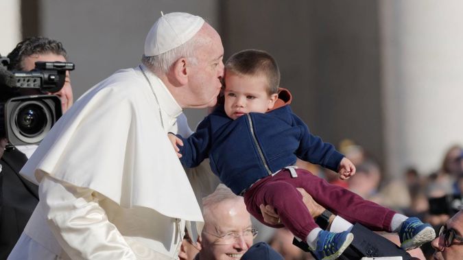 Pope Francis believes that deliberately choosing not to have children is "a form of selfishness". (Photo / Getty Images)