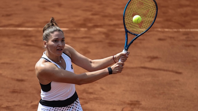 Russian-born tennis player Natela Dzalamidze has changed her nationality to Georgian. Photo / CNN