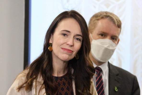 Prime Minister Jacinda Ardern and Police Minister Chris Hipkins. Photo / NZME