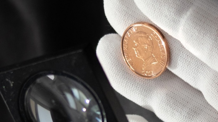The Reserve Bank of New Zealand has released the first images of the new King Charles III effigy on the 10c coin. Photo / Reserve Bank of New Zealand