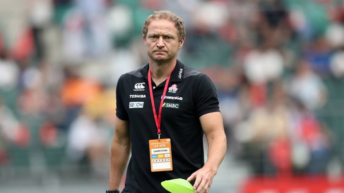 Tony Brown worked with Japan at the Rugby World Cup.