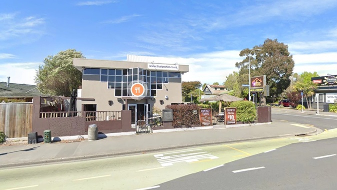 The owners of Thai Orchid restaurant on Riccarton Rd, Christchurch, have been forced to pay back a staff member more than $10,000 in annual leave and wage payments. (Photo / Google maps)