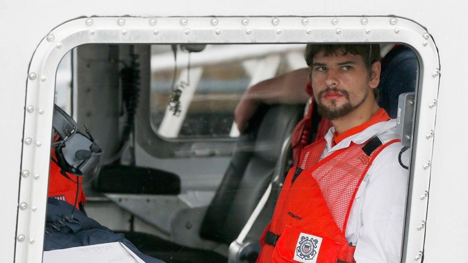 Nathan Carman was charged with killing his mother at sea during a 2016 fishing trip. Photo / AP