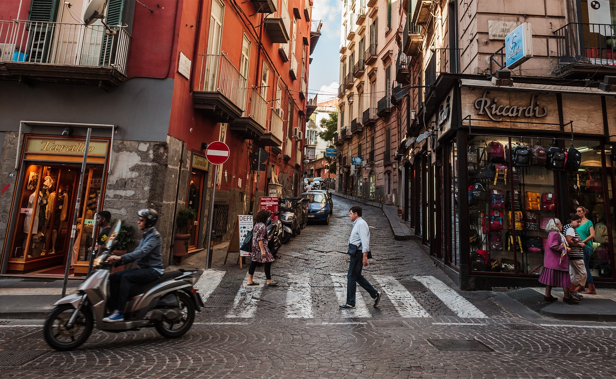 On the streets of Naples. Photo / Supplied