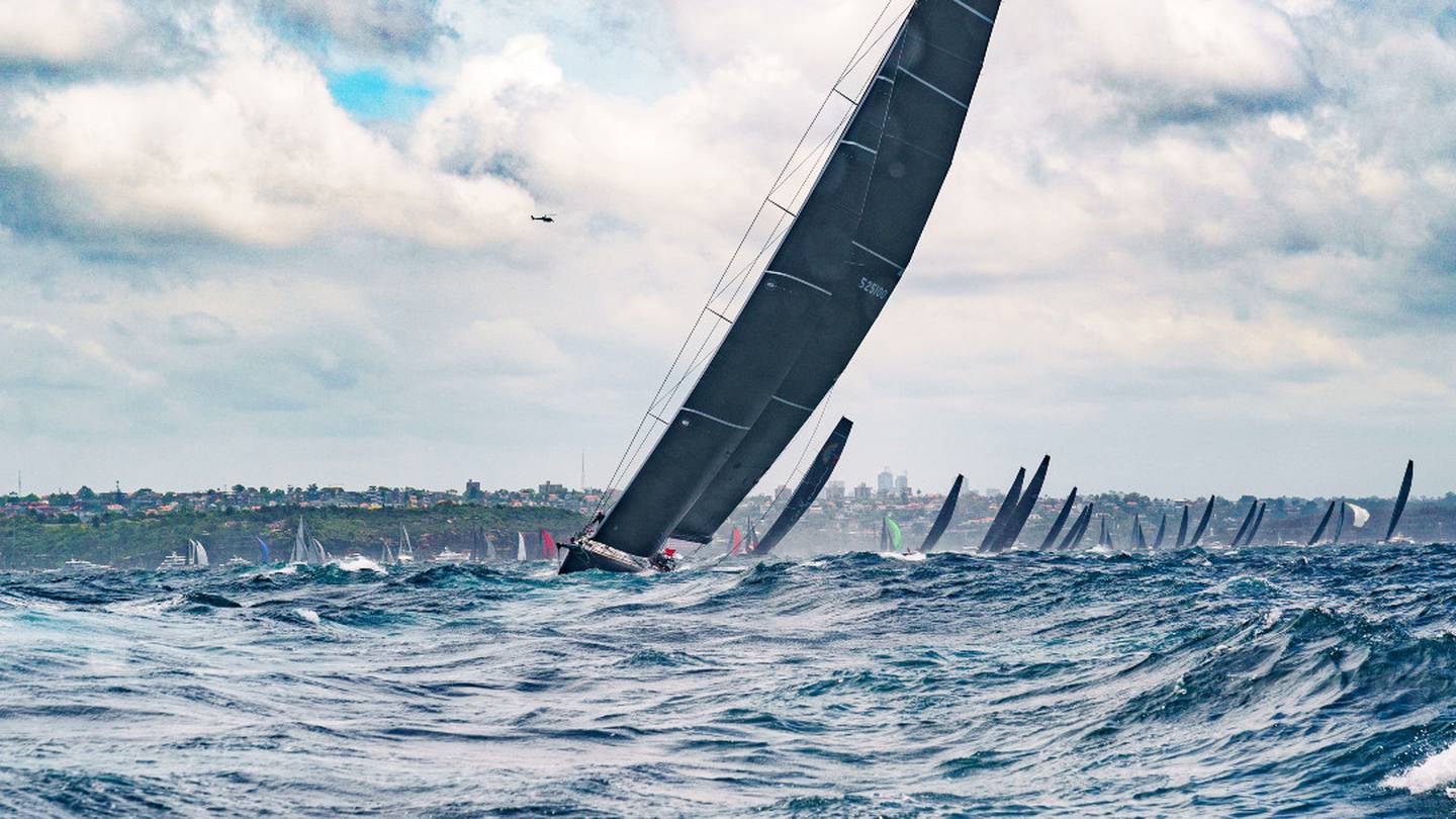 Black Jack sails out of Sydney Harbour. (Photo / Getty)