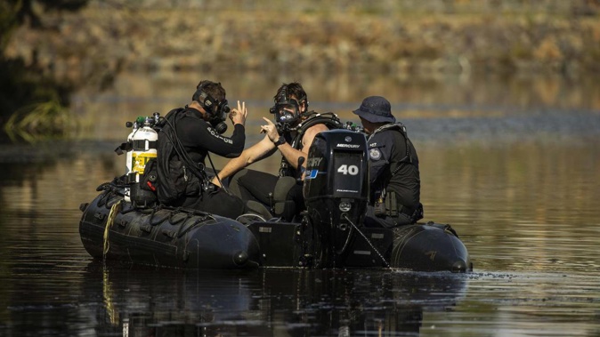Police spent two days searching for the 8-year-old, after the bodies of his mother and brother were found on Saturday. Photo / NCA NewsWire