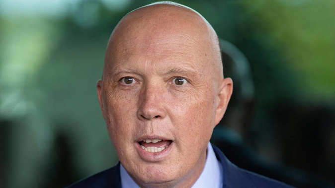 Australian Defence Minister Peter Dutton has ramped up his rhetoric. (Photo / Jason Edwards)