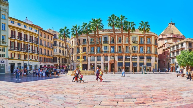 Constitution Square in Malaga. Photo / 123rf