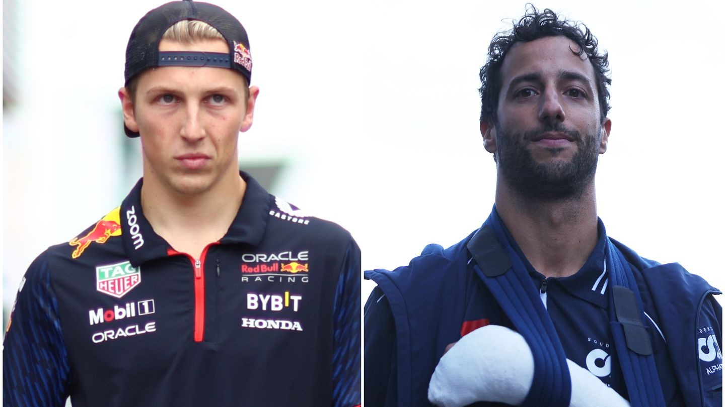 Kiwi Liam Lawson will make his Formula One race debut this weekend with AlphaTauri after Daniel Ricciardo was injured in a crash during a practice session. Photos / Getty Images