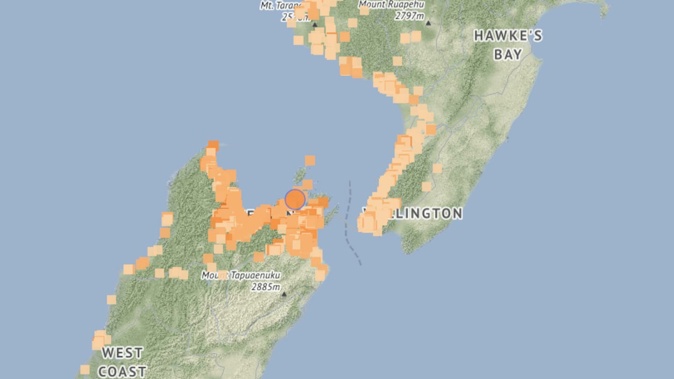Two quakes struck New Zealand overnight: A magnitude 4.8 earthquake in Wellington was reportedly felt across the country. Photo / GeoNet