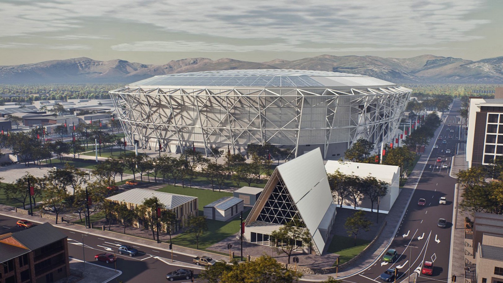 Plans for Christchurch's multi-use arena, Te Kaha. Photo / Supplied | File