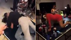 Videos of a party held on Saturday show an apartment packed with at least 50 young adults drinking, dancing and kissing, with some gyrating together on a table. (Photo / NZ Herald) 