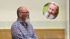 Abel Wira is on trial in the High Court at Whangārei, accused of the manslaughter of Neville Thomson (inset) in August 2022.
